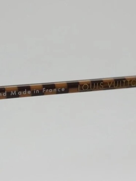 LOUIS VUITTON Damier Conspiration Sunglasses metal Brown Z0035U LV Auth am7330 main image 10